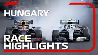 2019 Hungarian Grand Prix Race Highlights [upl. by Goldie978]