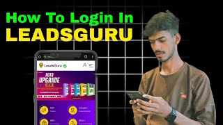 How To Login In LeadsGuru  The Aditya Gupta [upl. by Husha]