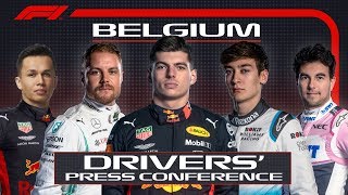 2019 Belgian Grand Prix PreRace Press Conference [upl. by Kurtzig]