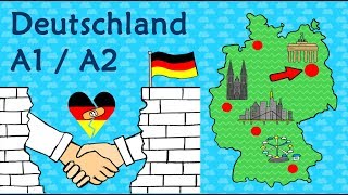 Deutsch A1  A2 Deutschland  Geographie amp Kultur  Learn German Geography amp Culture in Germany [upl. by Robina350]