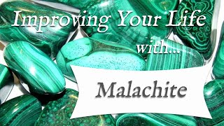 MALACHITE 💎 TOP 4 Crystal Wisdom Benefits of Malachite Crystal  Stone of Transformation [upl. by Asiral]