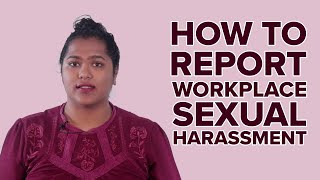 How To Report Workplace Sexual Harassment [upl. by Annaeed415]