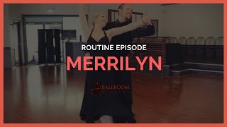 Merrilyn New Vogue Routine  Ballroom Mastery TV [upl. by Eilsehc187]