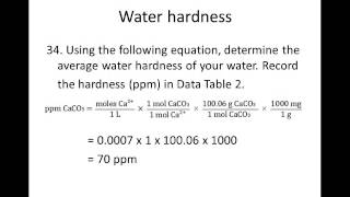 Water Hardness [upl. by Adnirolc]