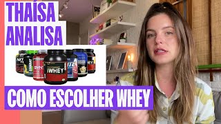 MELHORES WHEY PROTEIN  THAÍSA ANALISA [upl. by Blasien829]