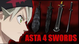 Astas 4 AntiMagic Demon Swords Explained  Black Clover Explained [upl. by Renard]