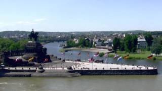 Seilbahn Koblenz amp Festung Ehrenbreitstein [upl. by Epillihp6]