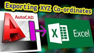 Export X Y Z coordinates from AutoCAD to Excel direct English [upl. by Noman]