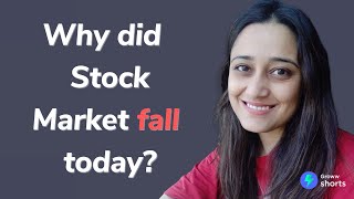 Why Stock Market Crashed today  Why did stock market fall today shorts [upl. by Inglis]