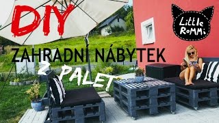 DIY zahradní nábytek z palet [upl. by Aidekal]