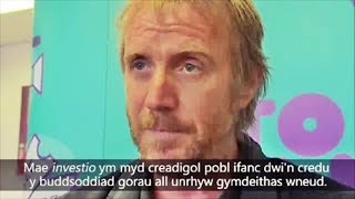 Rhys Ifans Never enough opportunities to Welsh [upl. by Rednazxela]