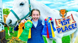 Addys First Horse Show [upl. by Aznarepse]