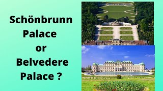 Schönbrunn Palace vs Belvedere Palace  Which of these two palaces are most worth visiting HD [upl. by Gytle]