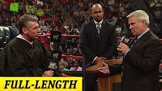 FULLLENGTH MOMENT  Raw  The Trial of Eric Bischoff [upl. by Eniamirt]