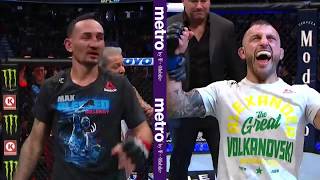 UFC 245 Alexander Volkanovski amp Max Holloway Octagon Interview [upl. by Ilujna]