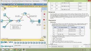 2512 Packet Tracer  Skills Integration Challenge [upl. by Atsylak]