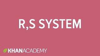 RS system  Stereochemistry  Organic chemistry  Khan Academy [upl. by Arrac76]