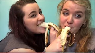 Banana ASMR DoubleDoseOfVegan [upl. by Edelsten]