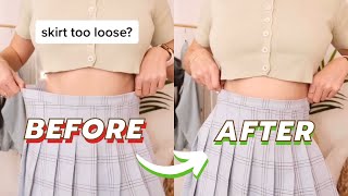 Easy Hack to Fix a Loose Skirt Shorts [upl. by Rehpotsihrc]