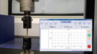 Ultimate Tensile Strength UTS Test Demonstration [upl. by Dietsche190]