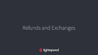 Refunds and Exchanges [upl. by Araec]