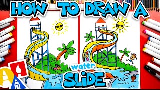 How To Draw A Waterslide [upl. by Lohse]