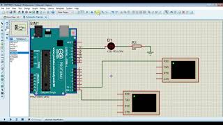 RFID Simulation in proteus with Arduino [upl. by Sullecram]