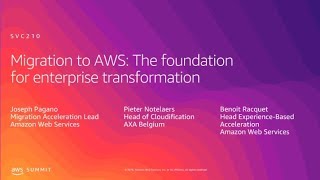 Migration to AWS The Foundation for Enterprise Transformation [upl. by Elleirbag958]