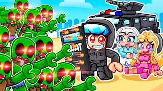 Becoming SWAT TEAM In Roblox Dusty Trip With MY CRAZY FAN GIRLS [upl. by Naivat580]