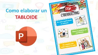 Como elaborar un Tabloide en PowerPoint [upl. by Thayne]