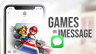 How to Play iMessage Games tutorial [upl. by Oirretna307]