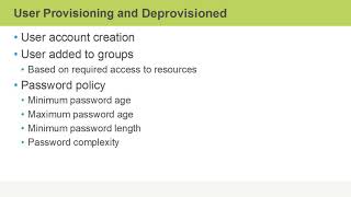 User Provisioning and Deprovisioning [upl. by Rossuck]