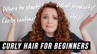 CURLY HAIR FOR BEGINNERS HOW TO START YOUR CURLY HAIR JOURNEY [upl. by Edward]