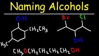 Naming Alcohols  IUPAC Nomenclature [upl. by Missak]