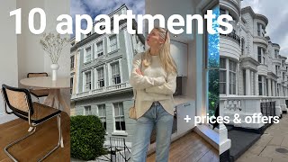 Apartment Hunting in London  Viewing 10 Apartments [upl. by Feldman]