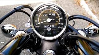 2014 Yamaha V Star 250 Review and Ride [upl. by Ailaham456]