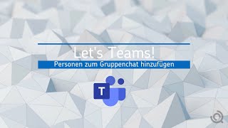 Microsoft Teams  Gruppenchat erstellen [upl. by Fransen]