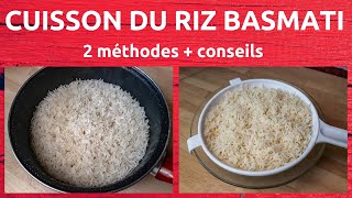 Comment cuire parfaitement le riz basmati  2 méthodes  conseils 190 [upl. by Imogene]