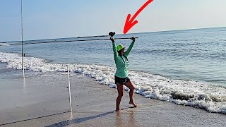 How To Cast A Surf Fishing Rod For Distance amp Accuracy [upl. by Lehsar]