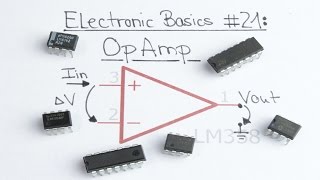 Electronic Basics 21 OpAmp Operational Amplifier [upl. by Notkcorb611]