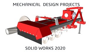 Mechanical Engineering Projects 2024  PART 02 caddesign  engineeringcad solidworks [upl. by Aiblis]