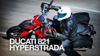 TEST  DUCATI HYPERSTRADA 821 [upl. by Lindsay]