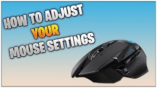 How To Adjust Your DPI and Settings  Logitech G502 Lightspeed GHub [upl. by Grizel]