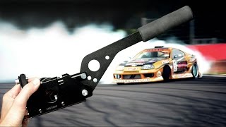 HOW TO MAKE A USB ANALOG HANDBRAKE  SIM RACING DIY EBRAKE [upl. by Yelich394]