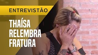 THAISA RELEMBRA LESÃO ASSUSTADORA NO VÔLEI [upl. by Jacqueline]