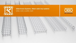 Mesh cable tray systems – OBO Bettermann [upl. by Irat]