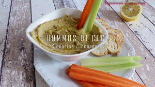 🥗🥗 Hummus di Ceci 🥗🥗 PRONTO IN 5 MINUTI [upl. by Elianora957]