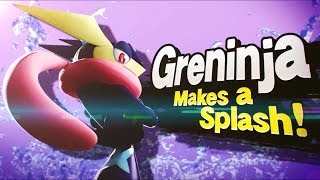 Greninja Trailer  Super Smash Bros [upl. by Sonnnie]