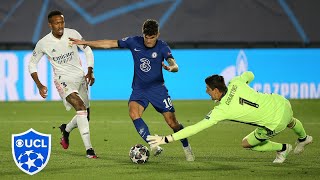 Christian Pulisic Goal  Real Madrid vs Chelsea  SemiFinals 1st Leg  UCL on CBS Sports [upl. by Fates]