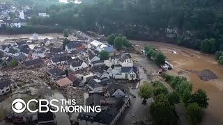 Germany hardest hit by worst flooding in Europes history [upl. by Ettinger]